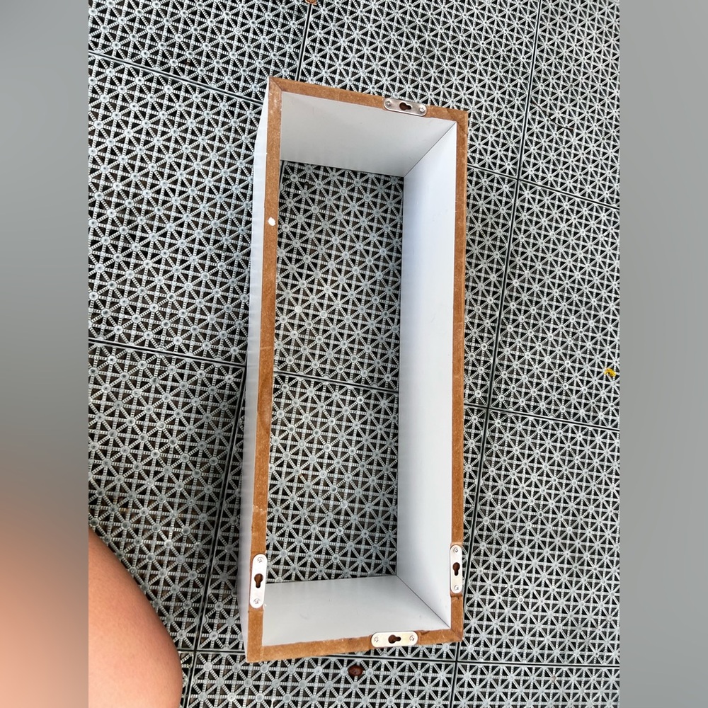 Modern White Wall Shelf - Picture 10 of 11